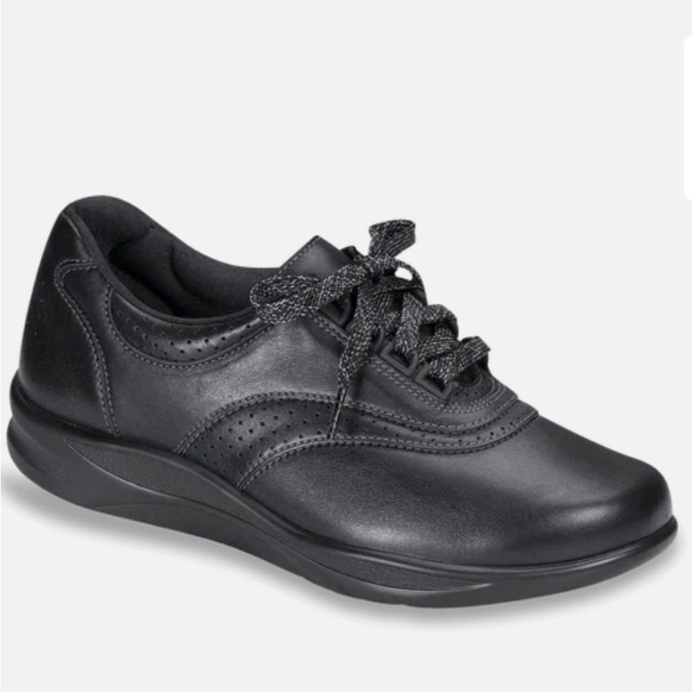 SAS Walk Easy - Lace Up Walking Shoe Black 9